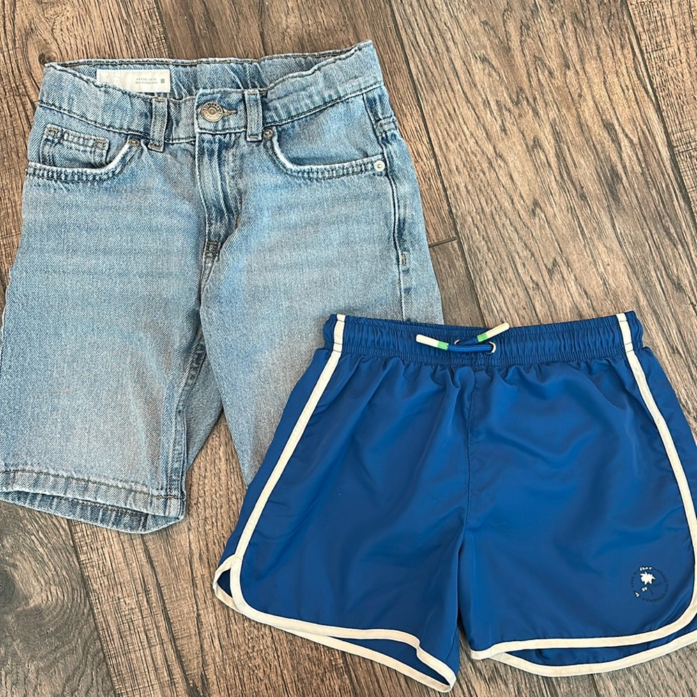 ZARA Shorts + Swimsuit (Boys, 8-9)